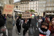 Anti-Immigration Picket In Krakow
