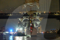 Mexican Navy Training Vessel Collides Onto Brooklyn Bridge
