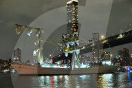 Mexican Navy Training Vessel Collides Onto Brooklyn Bridge
