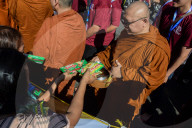 Pindapata Tradition In Indonesia