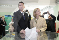 Presidential Candidate Rafal Trzaskowski Votes In Warsaw