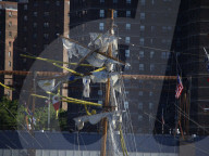 Mexican Navy Tall Ship's Mast Strikes Brooklyn Bridge