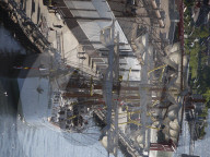 Mexican Navy Tall Ship's Mast Strikes Brooklyn Bridge