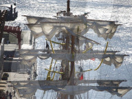 Mexican Navy Tall Ship's Mast Strikes Brooklyn Bridge