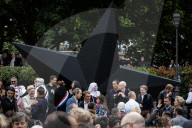 Inauguration Of The “Memorial To The Forgotten” By Artist Jean-Luc Verna, In Paris