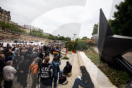 Inauguration Of The “Memorial To The Forgotten” By Artist Jean-Luc Verna, In Paris