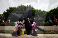 Inauguration Of The “Memorial To The Forgotten” By Artist Jean-Luc Verna, In Paris
