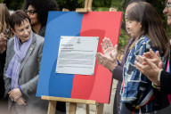 Inauguration Of The “Memorial To The Forgotten” By Artist Jean-Luc Verna, In Paris