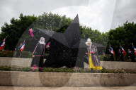 Inauguration Of The ‚ÄúMemorial To The Forgotten‚Äù By Artist Jean-Luc Verna, In Paris
