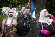Inauguration Of The ‚ÄúMemorial To The Forgotten‚Äù By Artist Jean-Luc Verna, In Paris