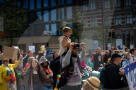 Protest Against The Government In Helsinki, Finland