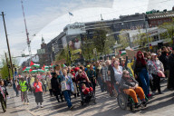 Protest Against The Government In Helsinki, Finland