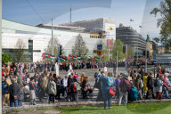 Protest Against The Government In Helsinki, Finland