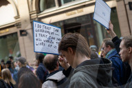 Protest Against The Government In Helsinki, Finland
