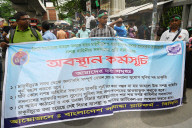 Dismissed Members Of The Armed Forces Protest Demanding Reinstatement In Dhaka.