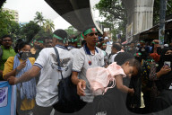 Dismissed Members Of The Armed Forces Protest Demanding Reinstatement In Dhaka.
