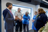 Secretary of State for Energy Security and Net Zero Ed Miliband visits Castle Hill Hospital