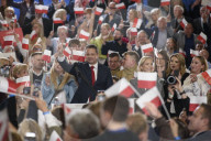 Presidential Candidate Rafal Trzaskowski's Exit Poll Rally.