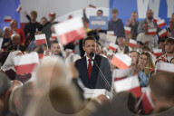 Presidential Candidate Rafal Trzaskowski's Exit Poll Rally.