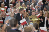 Presidential Candidate Rafal Trzaskowski's Exit Poll Rally.