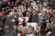 Presidential Candidate Rafal Trzaskowski's Exit Poll Rally.