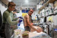 Ukrine Army field hospital in Donetsk region