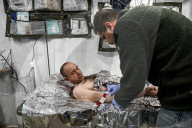 Ukrine Army field hospital in Donetsk region