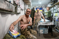 Ukrine Army field hospital in Donetsk region