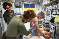 Ukrine Army field hospital in Donetsk region