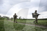 Combat coordination drills of Ukraine’s 141st Brigade