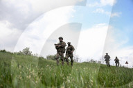 Combat coordination drills of Ukraine’s 141st Brigade