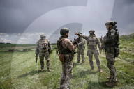 Combat coordination drills of Ukraine’s 141st Brigade