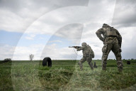 Combat coordination drills of Ukraine’s 141st Brigade