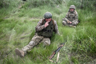Combat coordination drills of Ukraine’s 141st Brigade