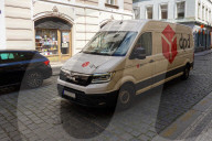 DPD Delivery Van In Prague
