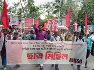 Student's  Rally In Kolkata, India