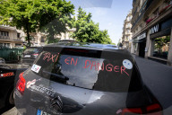 Strike Of The French Taxis Drivers, In Paris