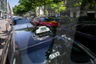 Strike Of The French Taxis Drivers, In Paris