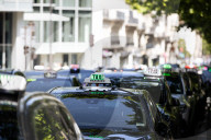 Strike Of The French Taxis Drivers, In Paris