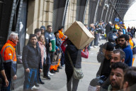 Collection Of Clothing And Food Donations For Flood Victims In The Province Of Buenos Aires.