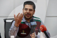 Adolfo Cerqueda Press Conference After Collapsed Book Fair Structure