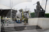 Book Fair Structure Callapsed Because Strong Wind