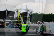 Book Fair Structure Callapsed Because Strong Wind