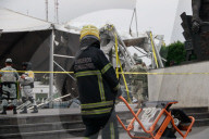 Book Fair Structure Callapsed Because Strong Wind