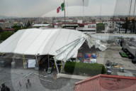 Book Fair Structure Callapsed Because Strong Wind