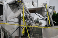 Book Fair Structure Callapsed Because Strong Wind