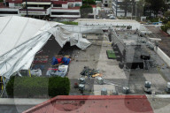 Book Fair Structure Callapsed Because Strong Wind