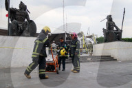 Book Fair Structure Callapsed Because Strong Wind