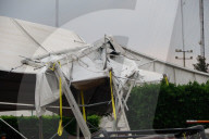 Book Fair Structure Callapsed Because Strong Wind