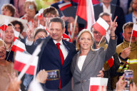 Rafal Trzaskowski Election Night In Sandomierz, Poland